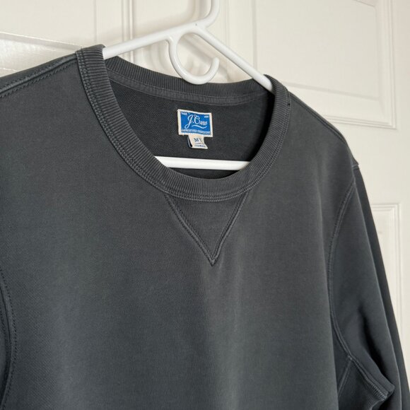 J. Crew French Terry Garment Dyed Sweatshirt Size Medium Tall - Picture 2 of 5